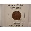 Image 1 : 1859 Indian Head Cent