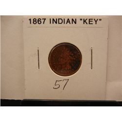 1867 Indian Head Cent, Key Date