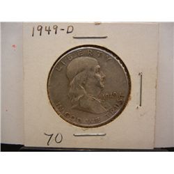1949-D Franklin Half Dollar