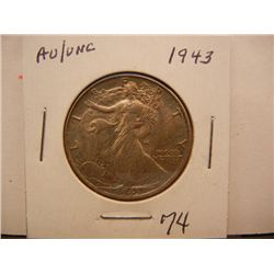 1943 Walking Liberty Half Dollar