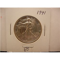 1941 Walking Liberty Half Dollar