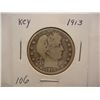 Image 1 : 1913 Barber Half Dollar, Key date