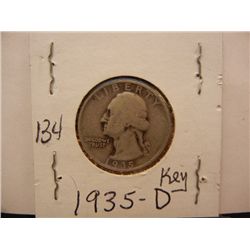 1935-D Washington Quarter, Key Date