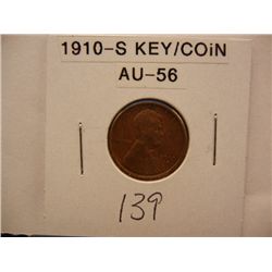 1910-S Lincoln Wheat Cent, Key Date