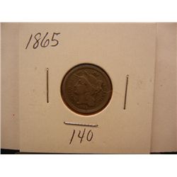 1865 Nickel Three Cent Piece