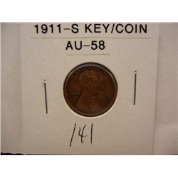 1911-S Lincoln Wheat Cent, Key Date