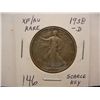 Image 1 : 1938-D Walking Liberty Half Dollar, Key Date