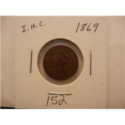 1869 Indian Head Cent