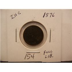 1876 Indian Head Cent