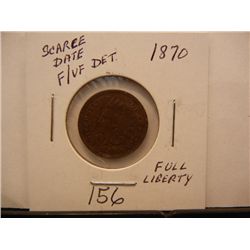 1870 Indian Head Cent