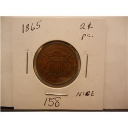1865 2 Cent Piece