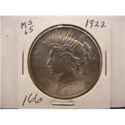 1922 Peace Dollar