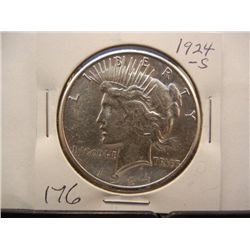 1924-S Peace Dollar