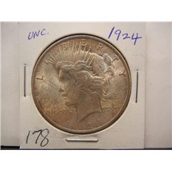 1924 Peace Dollar