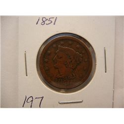 1851 Large Cent