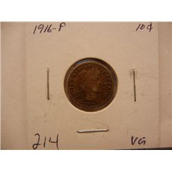 1916 Barber Dime