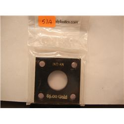 Indian $5 Gold Coin Holder