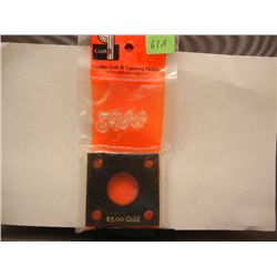 $5 Gold Coin Holder