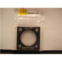 Liberty $20 Gold Coin Holder