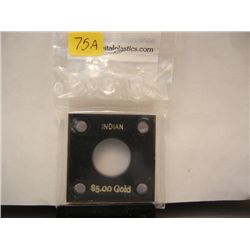 Indian $5 Gold Coin Holder
