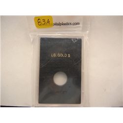 Large Gold Dollar Coin Holder