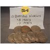 Image 1 : (10) Buffalo Nickels, 1920s-1930s