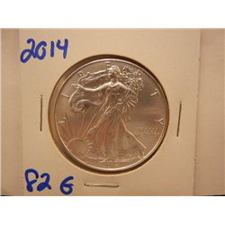 2014 American Silver Eagle, .999 Fine Silver, 1 Troy Oz.