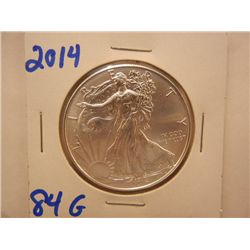 2014 American Silver Eagle, .999 Fine Silver, 1 Troy Oz.