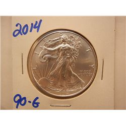 2014 American Silver Eagle, .999 Fine Silver, 1 Troy Oz.