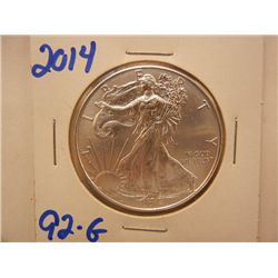 2014 American Silver Eagle, .999 Fine Silver, 1 Troy Oz.