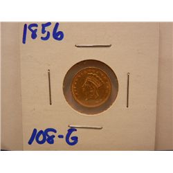 1856 Indian Head $1 Gold Coin