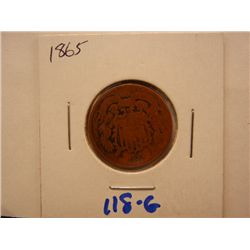 1865 2 Cent Piece
