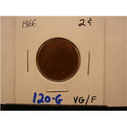 1866 2 Cent Piece