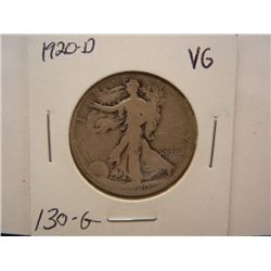 1920-D Walking Liberty Half Dollar