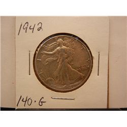 1942 Walking Liberty Half Dollar