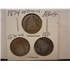 Image 1 : (3) Seated Liberty Dimes: (2) 1874 w/ Arrows and 1891