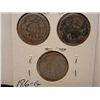 Image 2 : (3) Seated Liberty Dimes: (2) 1874 w/ Arrows and 1891