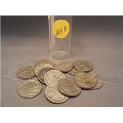 (13) Buffalo Head Nickels, Mixed Dates & Mint Marks