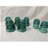 Image 3 : LOT 7 HEMINGRAY GLASS INSULATORS