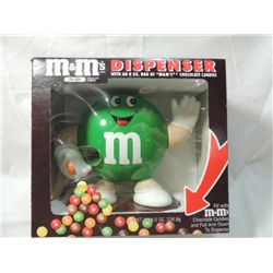 NEW M&M DISPENSER GREEN M&M