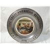 Image 8 : LOT 4 PEWTER AMERICAN REVOLUTION PLATES