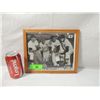 Image 4 : FRAMED 8X10 PRINT MANTLE, MUSIAL , BOYER IN DUGOUT