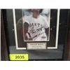 Image 3 : WILLIE MAYS AUTOGRAPHED FRAMED PHOTO COA