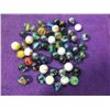 Image 1 : LOT 50+ VINTAGE ASSORTED MARBLES