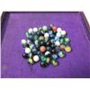 Image 2 : LOT 50+ VINTAGE ASSORTED MARBLES