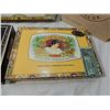 Image 2 : LOT 10 VINTAGE CIGAR BOXES VARIOUS SIZES.