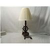 Image 1 : VINTAGE WOODEN NAUTICAL SHIP WHEEL DESK LAMP