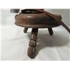 Image 5 : VINTAGE WOODEN NAUTICAL SHIP WHEEL DESK LAMP