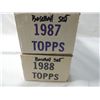 Image 3 : LOT 2 1987-88 TOPPS BASEBALL SET