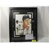 Image 1 : MICKEY MANTLE 18X22 FRAMED AUTOGRAPH PIC COA